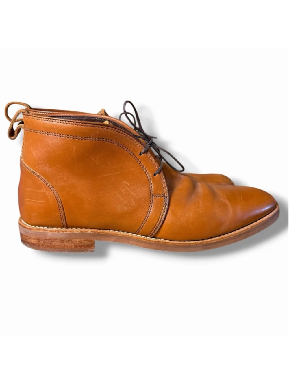 Allen Edmonds Nomad Chukka Boot Mens Size 9.5 B Tan Spice Port Washington